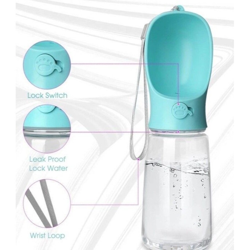 Pet Care Cup Water Bottle, Leak Proof Portable Travel Dog Water Dispenser